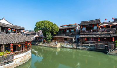 中国浙江西塘古镇