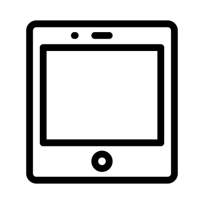平板细线矢量图标