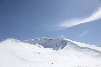 的雪山