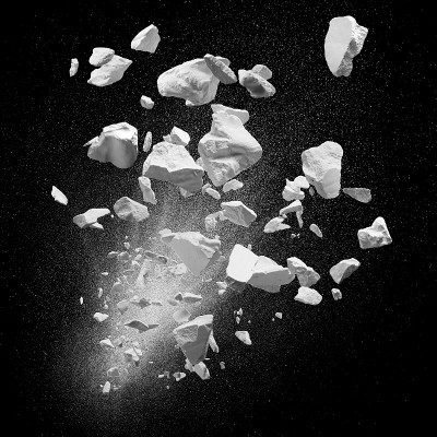 破碎的碎片
