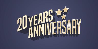 20周年向量图标