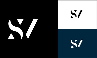 SV,VS抽象字母标志字母组合