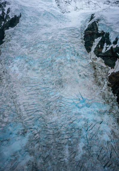 Wrangell-st的冰川景观。伊莱亚斯国家公园