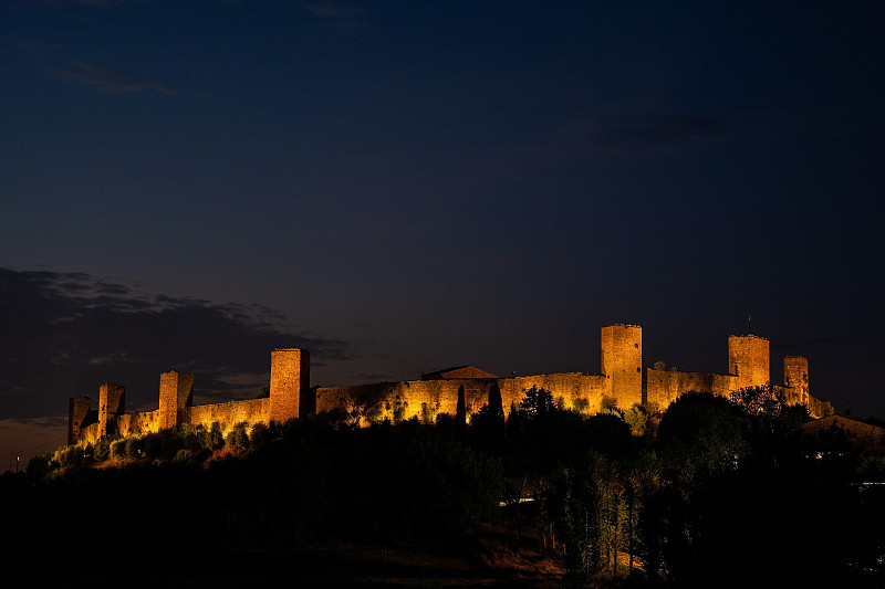 Monteriggioni,托斯卡纳,意大利