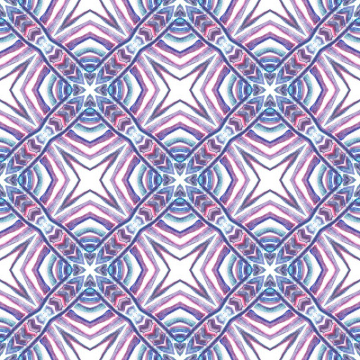 传统的表面。无休止的重复的画。