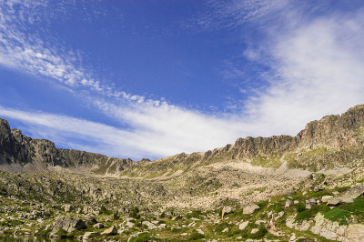 高山湖泊。