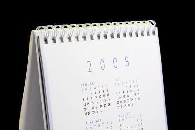 2008年的日历