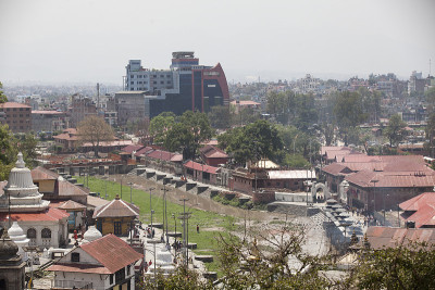 pashupatinath的katmandu wiev
