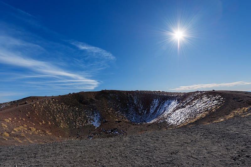 西尔维斯特里火山口-埃特纳火山-意大利西西里岛