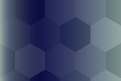 深蓝色六角墙纸。矢量插图设计