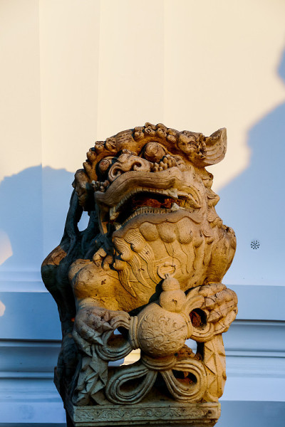 美丽的照片卧佛寺，曼谷市拍摄在泰国