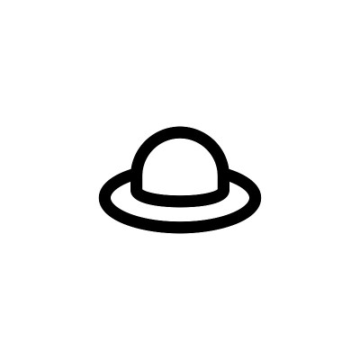 hat, headwear icon vector illustration