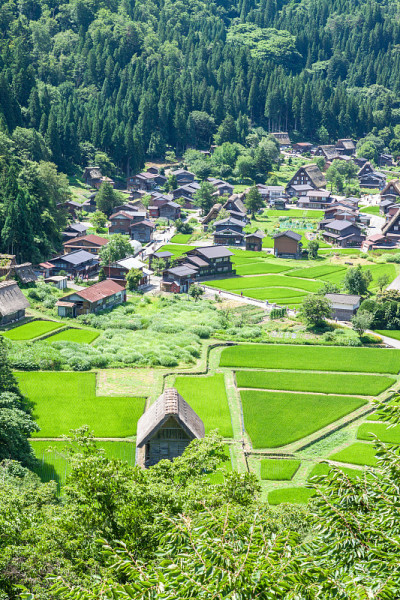 日本传统美丽的村庄