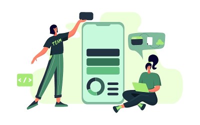 Python代码语言符号。编程、编码和开发的概念。