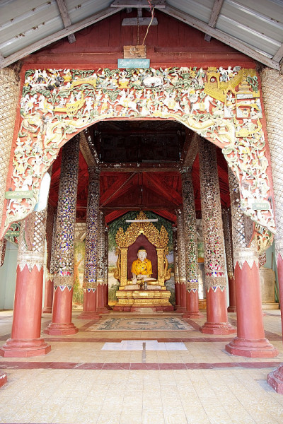 Shwezigon宝塔，图表，缅甸