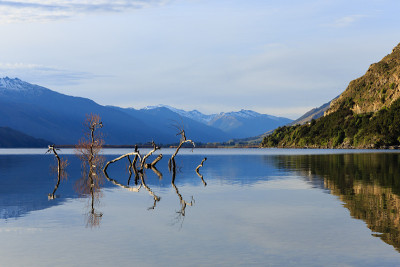 美丽的哈威湖风景。