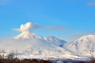 火山在俄罗斯