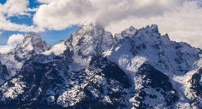 提顿山脉的山峰