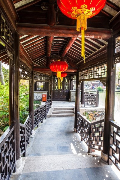长廊——中国古典园林建筑之一