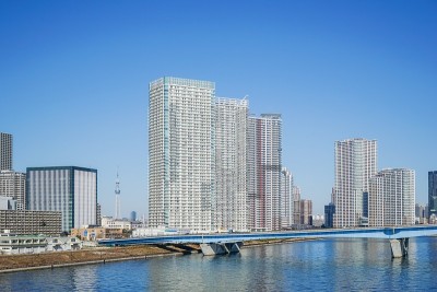 东京天空树和晴美-富佐地区，东京