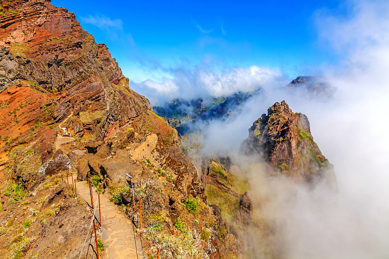 马德拉火山景观