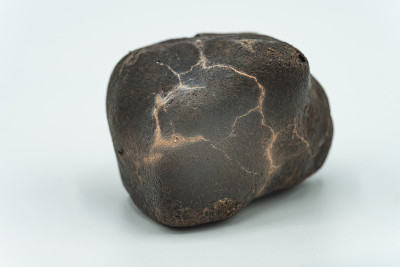 Chondrite Meteorite isolated, a piece of rock form