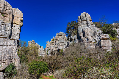 El Torcal de Antequera, Andalusia, Spain，在Antequer