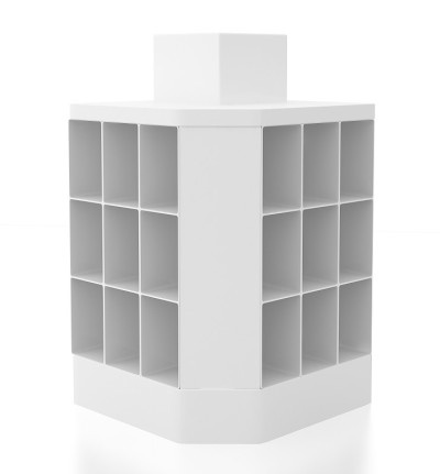 空的产品展示架