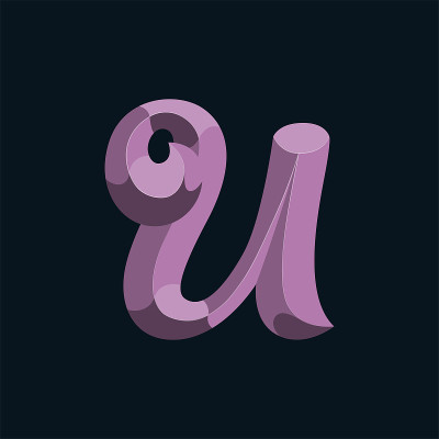 首字母或下降cap 3d字母的概念。