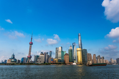 上海外滩天际线