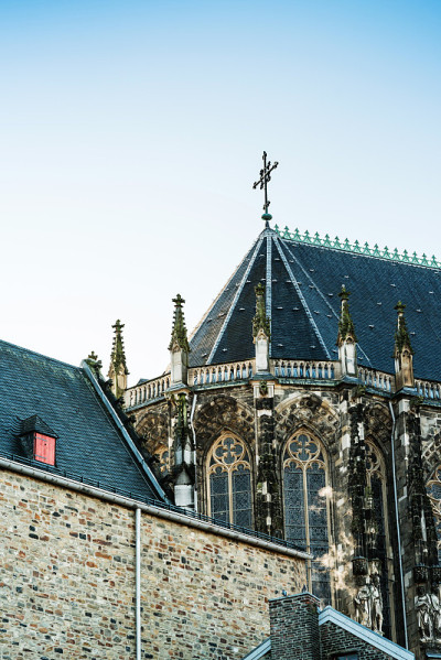 位于欧洲德国亚琛的地标建筑Aachener Dom