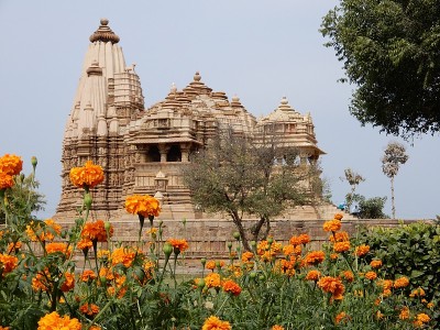 寺庙的Khajuraho