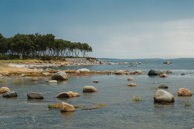 索洛维茨基群岛的北海景观