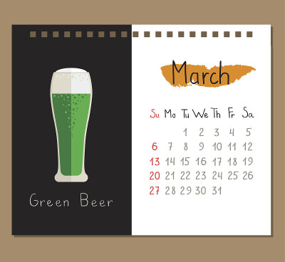 绿色啤酒3月