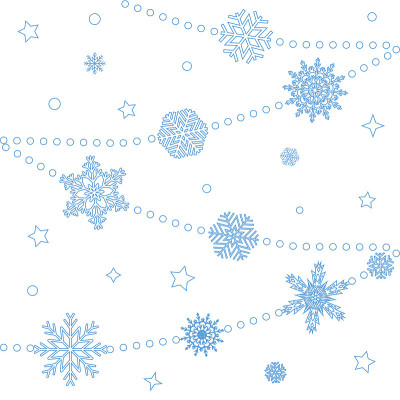 背景雪花向量