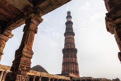 新德里的Qutub minar
