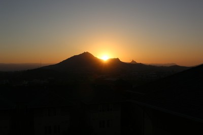 主教峰值日落