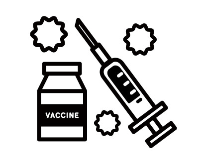传染病控制用疫苗、注射器和病毒说明