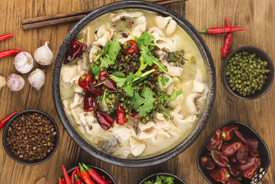 中餐:美味的腌鱼