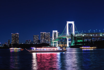 彩虹桥夜景