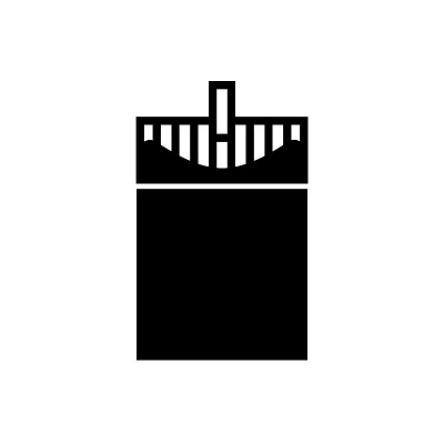 香烟图标设计矢量模板插图