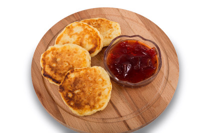白软干酪饼
