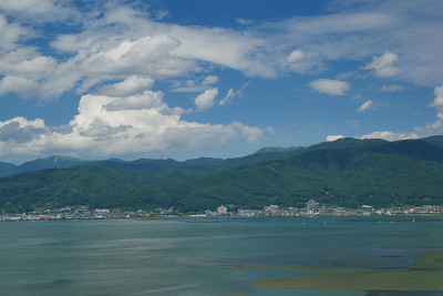 日本苏瓦西的苏瓦湖