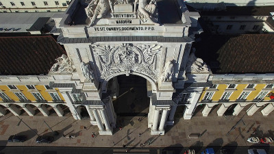 Rua Augusta Arch，葡萄牙里斯本