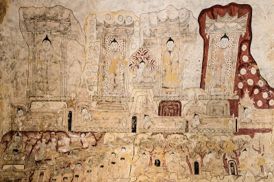 古代缅甸壁画