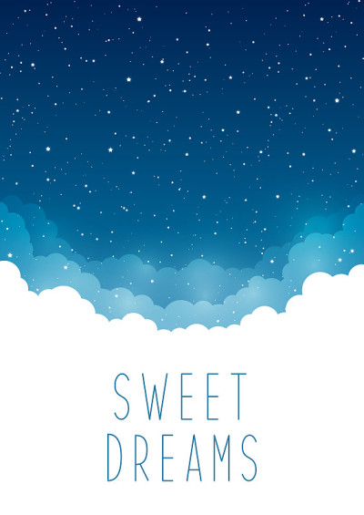 繁星满天的夜空为你设计云彩