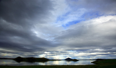 湖Myvatn冰岛