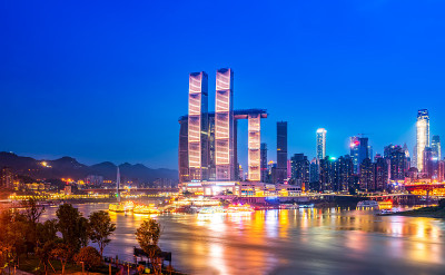 重庆建筑景观与城市天际线