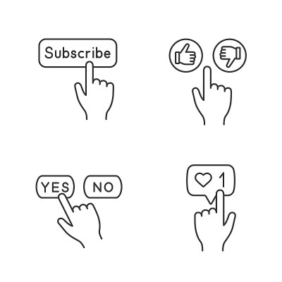 App buttons icons