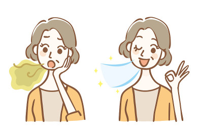 前后口臭护理